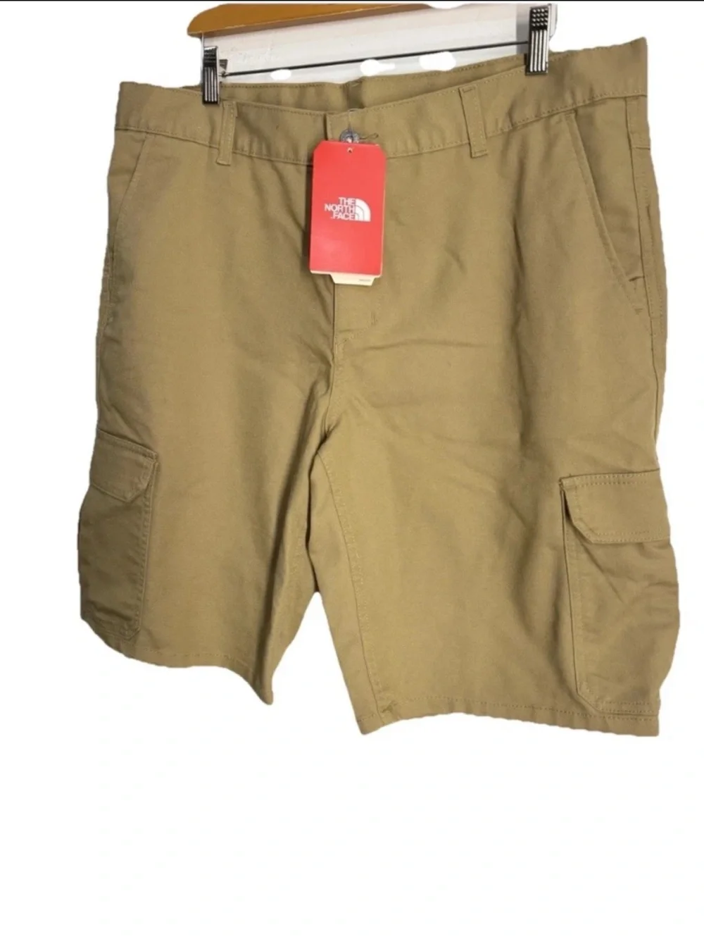The North Face Shorts Mens Size 38 Hiking Daytrip Cargo Shorts Kelp Tan Cotton
